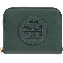 Tory Burch Small Ella Bio Zip Wallet - Basil