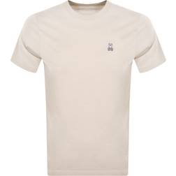 Psycho Bunny Men's Classic Crew Neck Tee- Natural Linen