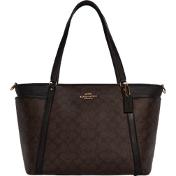 Coach Baby Bag - Signature Canvas/Gold/Brown Black