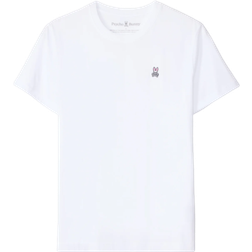 Psycho Bunny Mens Classic Crew Neck Tee - White