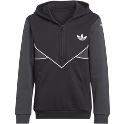 Adidas Veste À Capuche À Demi-Zip Adicolor - Black