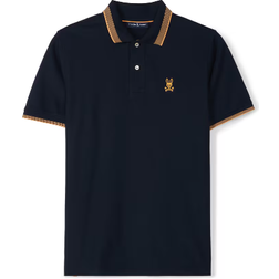 Psycho Bunny Mens Queensbury Piqué Polo Shirt - Navy