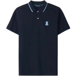 Psycho Bunny Mens Houston Pique Polo - Navy