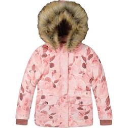 Deux par Deux Puffy Jacket - Printed Rose Petals (G20W58_018)