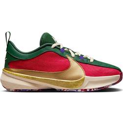 Nike Giannis Freak 5 Loyalty GS - Gym Red/Court Purple/Flat Opal/Metallic Gold