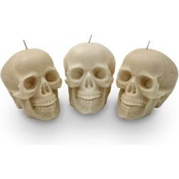 MikaMax Skull Candle Set Stearinljus 3st