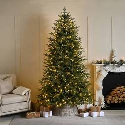 Festive Granite Peak Pine Dark Green Christmas Tree 240cm