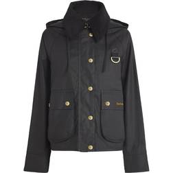 Barbour Reighton Wax Jacket - Black/Classic