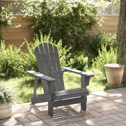 vidaXL Adirondack Chair 69 x 85 x 90.5 cm - Grey