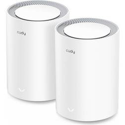 Cudy Mesh Solution M3000 2-pack AX3000 Gigabit Wi-Fi 6 2.5G White
