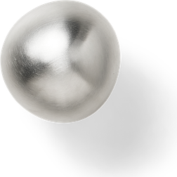 ferm LIVING Mushroom Krok Brushed Stainless Steel 3.8 x 3.8 cm Klädkrok 3.8cm