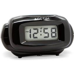 Acctim Aura LCD Alarm Clock Black