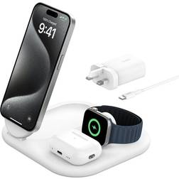 Belkin WIZ029MYWH 3-in-1 Wireless Charging Receiver