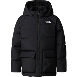 The North Face Youth North Fleece-Lined Short Down Parka - TNF Black