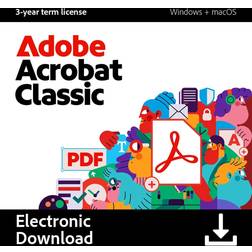 Adobe Acrobat Classic Student &amp Teacher Edition 3-Year License, Download