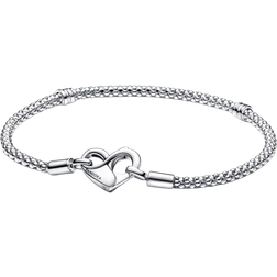 Pandora Moments Studded Chain Bracelet - Silver