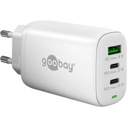 Goobay 3-Ports USB GaN Oplader 65W