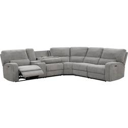 Lilola Home Anthony Light Gray Sofa 114" 6 Seater