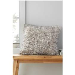 Catherine Lansfield Cosy Faux Fur 45cm x 45cm - Cushion Cover Grey (45x45cm)