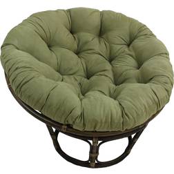 Blazing Needles Microsuede Papasan Chair Cushions Green (132.1x132.1)