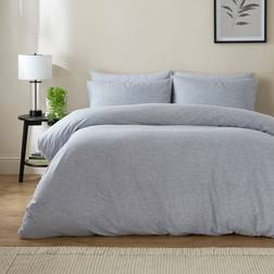 Dunelm Supersoft Duvet Cover Blue (200x200cm)