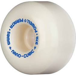 Powell Peralta Dragon Nano Cubic Skateboard Wheels 58mm x 37mm 97A 4pk Vit (58mm)