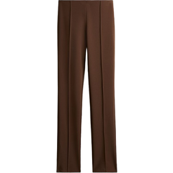 H&M Elegante Trousers in Slim Fit - Dark Brown