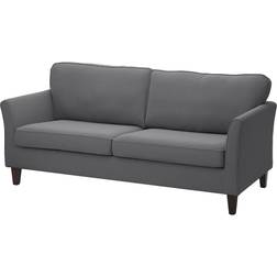 IKEA Ekholma 3er-Sofa Hakebo Dark Grey Sofa 207cm 3-Sitzer