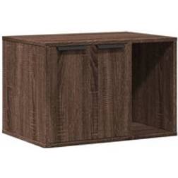 vidaXL Toiletskjuler Kattebakke 60x40x40 cm Konstrueret Træ Brunt Eg