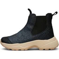 Woden Silje Glitter Slip-On Sko - Navy