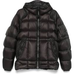 C.P. Company D.D. Shell Hooded Long Down Jacket - Black