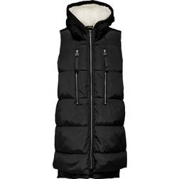 Only Newnora Puffer Gilet - Black