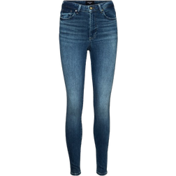 Vero Moda Sophia High Rise Skinny Fit Jeans - Blue/Medium Blue Denim