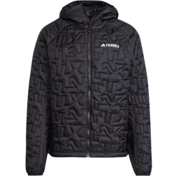 Adidas PrimaLoft Loose Fill Insulated Hooded Jacket - Black