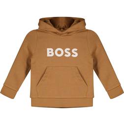 BOSS Boys Logo Hoodie - Beige