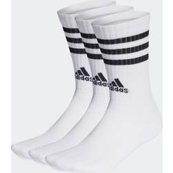 adidas 3-Stripes Cushioned Tennissokker - White/Black