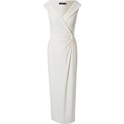 Polo Ralph Lauren Jersey Off-the-Shoulder Gown - Mascarpone Cream