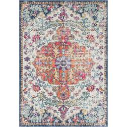 Mistana Dewsbury Blue/Orange/White Rug 80 x 150 cm Orange, Grey, Beige, Blue 80x150cm