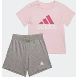adidas Essentials Organic Cotton Tee and Shorts Set