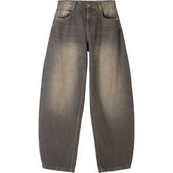 Bershka Baggy Balloon Leg Jeans - Grey Wash
