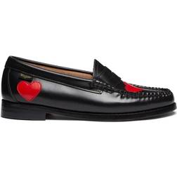 G.H.Bass Gh Weejun Penny Love Shoes - Black/Red