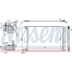 Nissens Kondensator Aluminium 673 R1234yf