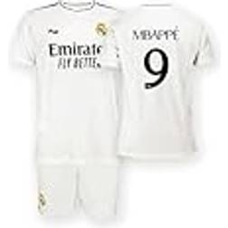 Real Madrid Real Madrid Home Kit Trikot und Shorts Saison 24/25, Mbappé Years, Replik Shirt Mit Offizieller Lizenz