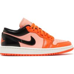 Nike Air Jordan 1 Low SE W - Crimson Bliss/Rush Orange/Sail/Black