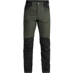 Lundhags Makke High Waist Curved Pant - Forest Green/Black