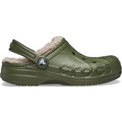 Crocs Kid's Baya Lined Clog - Army Green