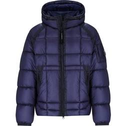 C.P. Company D.D. Shell Hooded Medium Down Jacket - Estate Blue