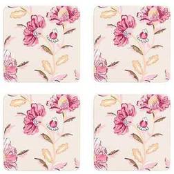 Cath Kidston Friendship Gardens Cream Set of 4 Coaster 4pcs