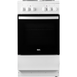 SIA 50cm Freestanding Electric Cooker White