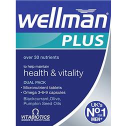 Wellman Plus Vitamins No.1 Comprehensive Multivitamin Formula with Vitamin D